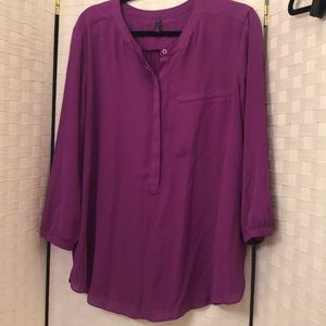 NYDJ Purple Blouse